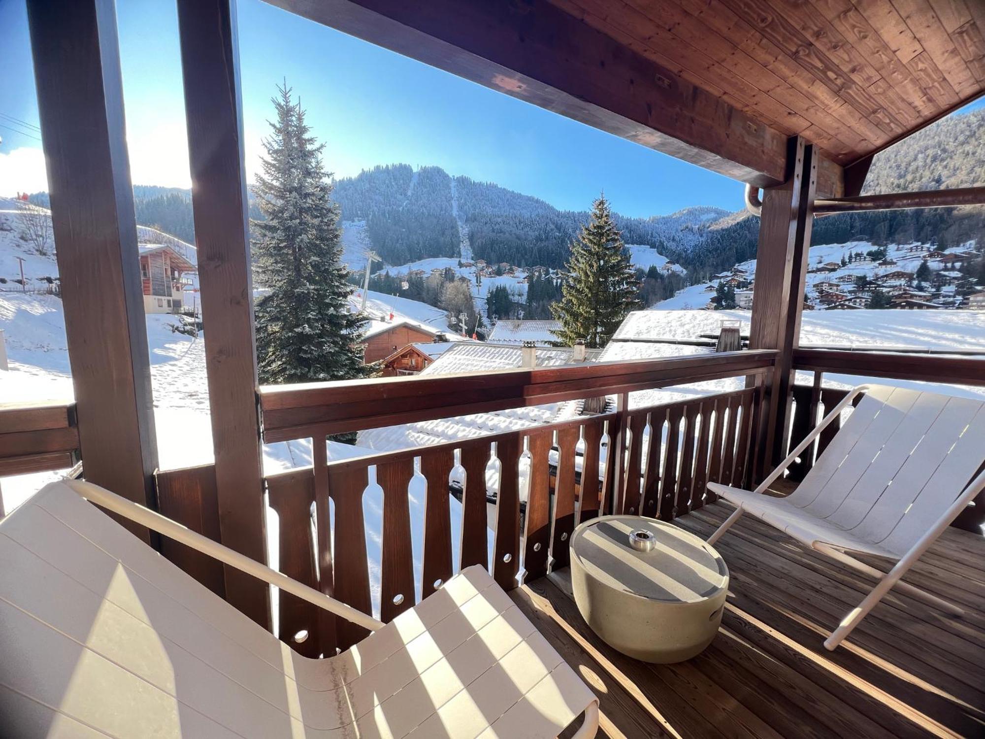 OURS POLAIRE bel appartement village et pistes La Clusaz Extérieur photo